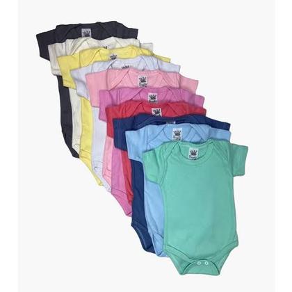 Imagem de kit enxoval body mijão touca e meia 26 peças bebê menino e menina Algodão