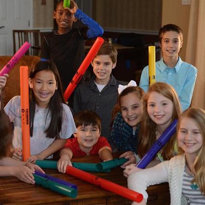Imagem de Kit Escala Diatônica Dó Maior Com 8 Boomwhackers BWDG