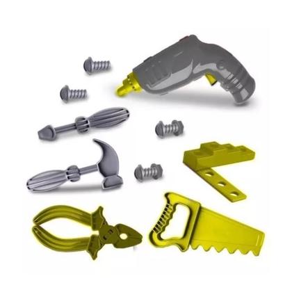 Imagem de Kit Escavadeira Giant Gigante C/ Maleta de Ferramentas Escavator Trator Infantil