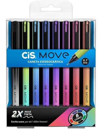 Imagem de Kit Escolar Caneta Move + Lápis de Cor Criatic Pastel /12