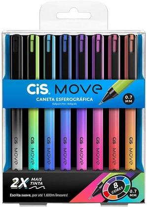 Imagem de Kit Escolar Caneta Move + Lápis de Cor Criatic Pastel /12