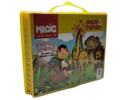 Kit Escolar Completo 86 Peças Maleta Pintura Colorido +3 anos