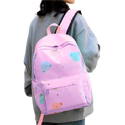 Imagem de Kit Escolar Completo Mochila Infantil Bolsa Estojo Juvenil Feminino Creche Escolinha Casual Colorido Original Resistente