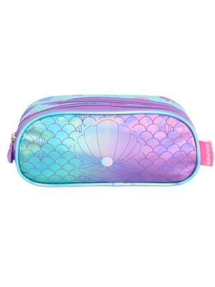 Imagem de Kit Escolar Concha Mochila Costas + Estojo Triplo