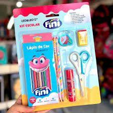 Imagem de Kit Escolar Fini Completo Leonora 7 itens