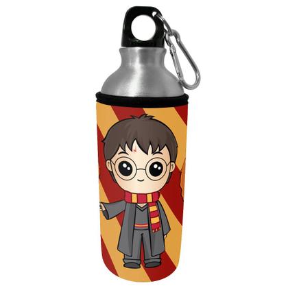 Imagem de Kit Escolar Infantil Lancheira Térmica + Pote Marmita + Squeeze de Alumínio  ISOPRENE  Trio Bruxo