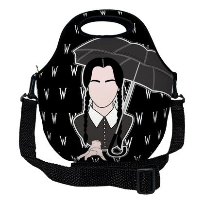 Imagem de Kit Escolar Infantil Mochila de Costas + Lancheira Térmica + Necessaire Plus + Squeeze de Alumínio  ISOPRENE  Menina Família Monstro