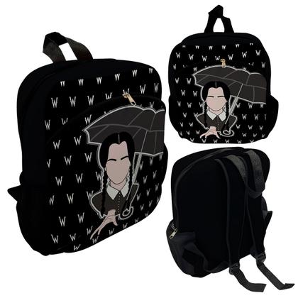 Imagem de Kit Escolar Infantil Mochila de Costas + Lancheira Térmica + Necessaire Plus + Squeeze de Alumínio  ISOPRENE  Menina Família Monstro