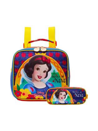 Imagem de Kit Escolar Lancheira+Estojo Branca De Neve  Disney