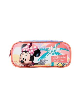 Imagem de Kit Escolar Minnie Mouse Mochila Com Rodas P + Estojo Triplo