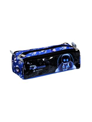 Imagem de Kit Escolar Mochila De Rodas + Estojo Triplo Astro Bot Play
