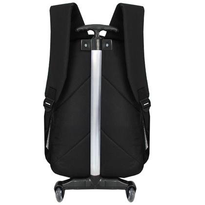 Imagem de Kit Escolar Mochila De Rodinhas Com Lancheira Térmica Preta