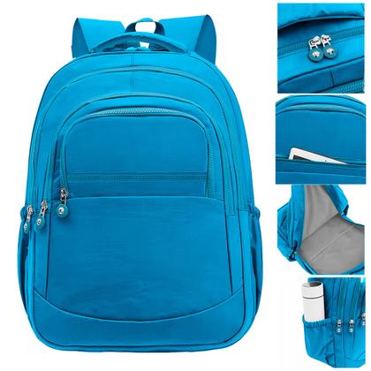 Imagem de Kit Escolar Mochila Feminina Espaçosa + Bolsa Térmica Marmita Pratico