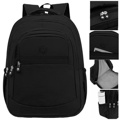 Imagem de Kit Escolar Mochila Feminina Espaçosa + Bolsa Térmica Marmita Pratico
