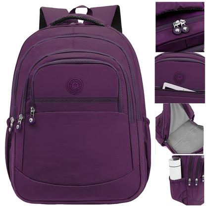 Imagem de Kit Escolar Mochila Feminina Espaçosa + Bolsa Térmica Marmita Pratico