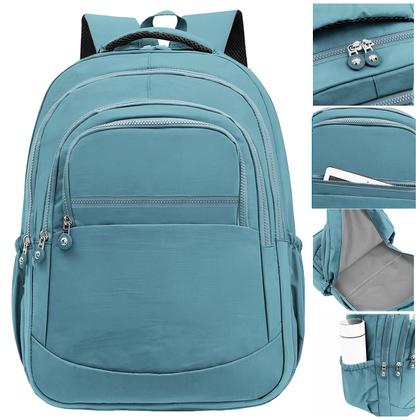 Imagem de Kit Escolar Mochila Feminina Espaçosa + Bolsa Térmica Marmita Pratico