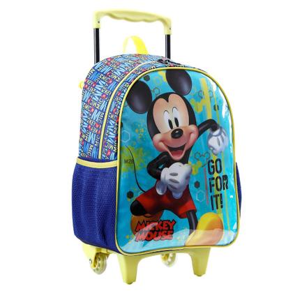 Imagem de Kit Escolar Mochila + Lancheira Térmica Mickey Mouse Xeryus  Casa Magica  Desenho  Personagem  Infantil  Meninos