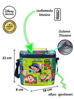 Imagem de Kit Escolar Mochila Rodas + Lancheira Família Arqueira