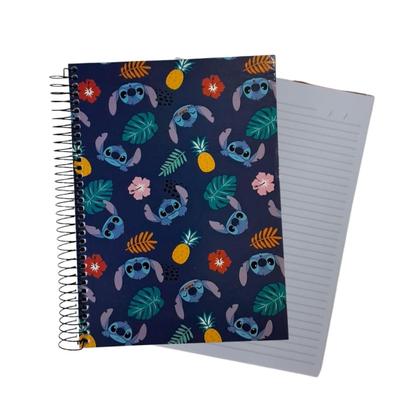 Imagem de Kit Escolar Stitch Caderno 160F 10M + 2 Lápis + 1 Borracha