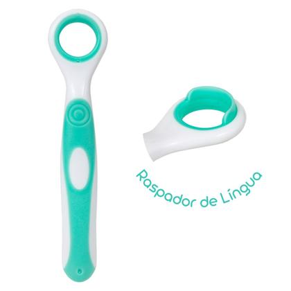 Imagem de Kit Escova de Dente para Higiene Bucal do Bebê Infantil 4 Peças