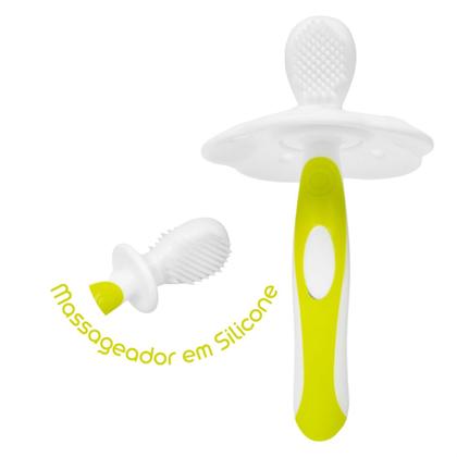 Imagem de Kit Escova de Dente para Higiene Bucal do Bebê Infantil 4 Peças