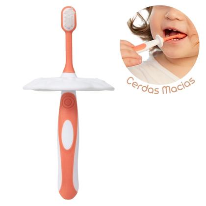 Imagem de Kit Escova de Dente para Higiene Bucal do Bebê Infantil 4 Peças