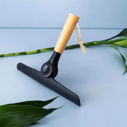 Imagem de Kit Escova De Limpeza E Rodo De Pia Dobrável Bambu - Oikos