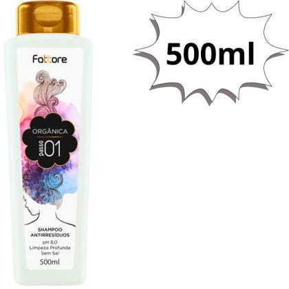 Imagem de Kit Escova Fattore Orgânica 500ml Shampoo e Redutor de Volume Hidratação e Brilho Intenso Sem Formol