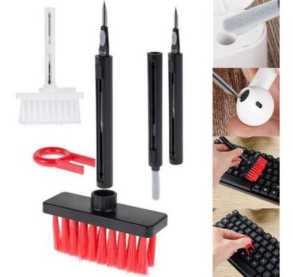 Imagem de Kit Escova Limpeza Fone De Ouvido Teclado Computador Cores variadas