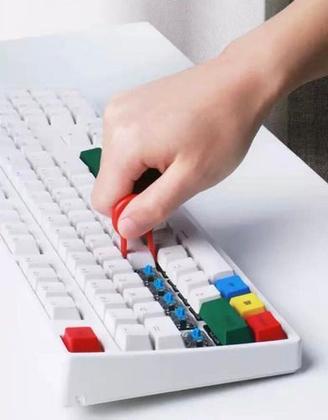 Imagem de Kit Escova Limpeza Fone De Ouvido Teclado Computador Cores variadas