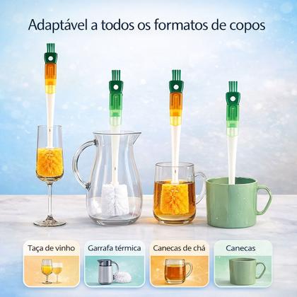 Imagem de Kit Escova Multifuncional 5 em 1 Branco