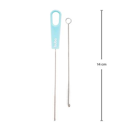 Imagem de Kit Escova Para Limpar Canudo Buba Com 2 Escovinhas Limpeza
