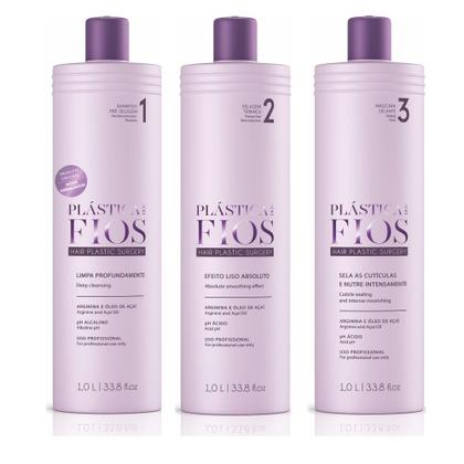 Imagem de Kit Escova Progressiva Inteligente Cadiveu Plástica dos Fios