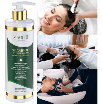 Imagem de Kit Escova Progressiva Organic Care Alinhamento Perfeito + Shampoo Preparador Passo 1 + Leave-in 7em1 Profissional Protetor Térmico 500ml - Maochi