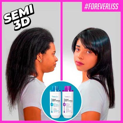 Imagem de Kit Escova Progressiva Zero 1L Profissional Forever Liss