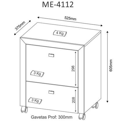 Imagem de Kit Escritório 6 Peças com Mesa para Escritório em L, Balcão, Gaveteiro, Armário Multiuso Alto e 2 Estantes
