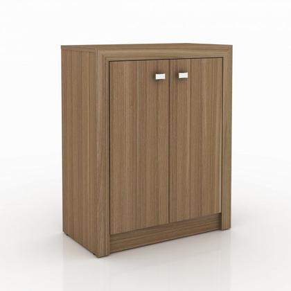 Imagem de Kit Escritório 6 Peças com Mesa para Escritório em L, Balcão, Gaveteiro, Armário Multiuso Alto e 2 Estantes