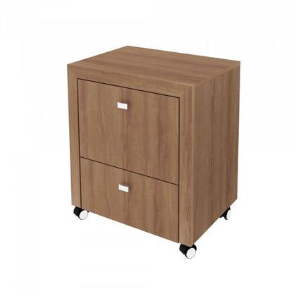 Imagem de Kit Escritório 6 Peças com Mesa para Escritório em L, Balcão, Gaveteiro, Armário Multiuso Alto e 2 Estantes