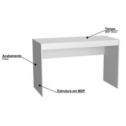 Imagem de Kit Escritório B29 com Mesa e Gaveteiro - Branco