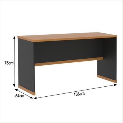 Imagem de Kit Escritório Mesa Gaveteiro Balcão Berlin - ViaNossa