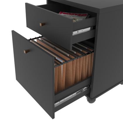 Imagem de Kit Escritório Mesa Gaveteiro Balcão Berlin - ViaNossa