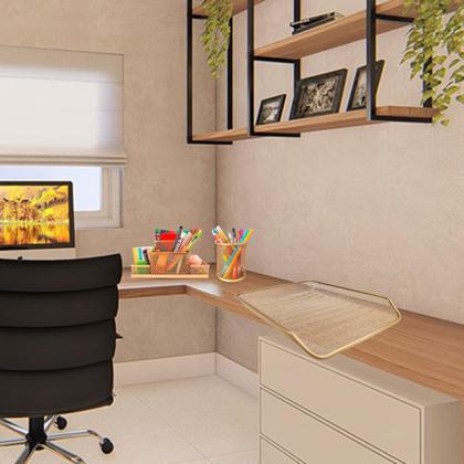 Imagem de Kit Escritório Porta Caneta, Organizador de Mesa, Bandeja Organizadora Dourado