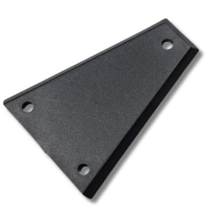 Imagem de Kit Escudo Para Tensor 32Mm X 45.2Mm + 3 Parafuso Preto