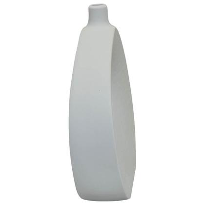 Imagem de Kit Esculturas Vasos Decorativo Em Cerâmica Branco 2 Peças