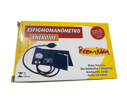 Imagem de Kit Esfigmomanômetro + Estetoscópio Duplo Premium  Adulto
