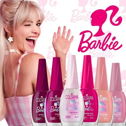 Imagem de Kit Esmalte Colorama Coleção Barbie - 6 Cores