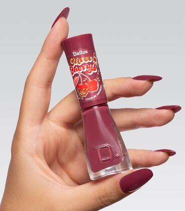 Imagem de Kit Esmalte Dailus Choco Cherry 3 Tons Vinho 8ml