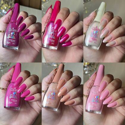 Imagem de Kit Esmaltes Colorama Barbie 6 Cores Lançamento Atacado