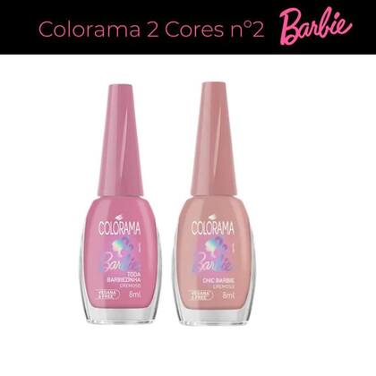 Imagem de Kit Esmaltes Colorama Barbie Lançamento Esmalte Barbie Tons Rosa