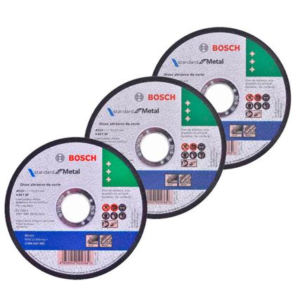 Imagem de Kit Esmerilhadeira Angular 4.1/2 POL 700W GWS 700 + Disco de Corte 4.1/2POL 115 mm X 1.0 mm